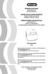 De'Longhi GM6000 Instruction Manual