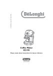 De'Longhi EC190 User's Manual