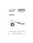 De'Longhi DFG440 Series User's Manual