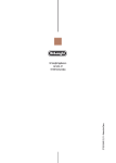 De'Longhi Coffeemaker EC860 User's Manual