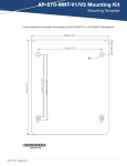 Dell W-IAP274/275 AP-270-MNT-V1/V2 User's Manual