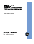 Dell PowerEdge Rack Enclosure 4210 Practices Guide