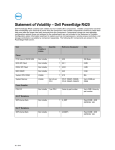 Dell PowerEdge R420 Statement of Volatility