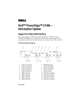 Dell PowerEdge C1100 Information Update