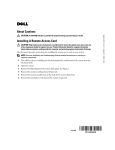Dell PowerEdge 1850 Installation Manual