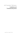 Dell PowerEdge 1800 Installation and Troubleshooting Guide