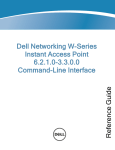 Dell PowerConnect W-IAP108/109 CLI Reference Guide