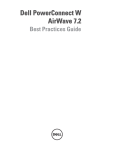 Dell PowerConnect W-Airwave 7.2 Practices Guide