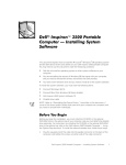 Dell Inspiron 3500 Installation Manual