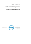 Dell Force10 S55T Quick Start Manual