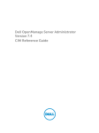 Dell OpenManage Server Administrator Version 7.4 CIM Reference Guide