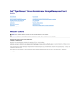 Dell OpenManage Server Administrator Version 6.2 User's Manual