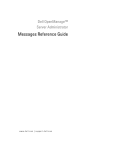 Dell OpenManage Server Administrator Version 2.3 Messages Reference Guide