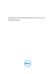 Dell Networking Z9500 Installation Manual