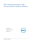 Dell Lifecycle Controller 1.2 for Windows Web Services Interface Guide