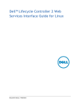 Dell Lifecycle Controller 1.2 for Linux Web Services Interface Guide