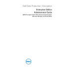 Dell Data Protection | Encryption Administrator's Guide