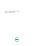 Dell Active Fabric Manager Deployment Guide