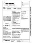 Delfield UC4448N User's Manual
