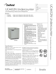 Delfield UC4432N User's Manual