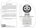 DB Drive A6 User's Manual