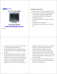 Datavideo TLM-350 User's Manual