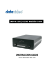 Datavideo MP-4200 User's Manual