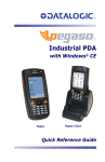 Datalogic Scanning Industrial PDA User's Manual
