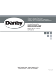 Danby DDR30B1GB User's Manual