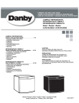 Danby DCR016A3BDB User's Manual