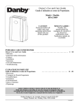 Danby DCF053A1WM User's Manual