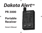 Dakota Alert PR-3000 User's Manual