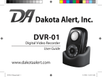 Dakota Alert DVR-01 User's Manual