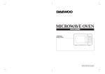 Daewoo Electronics KOR-816T0A User's Manual