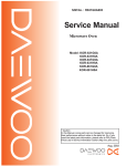 Daewoo Electronics KOR-631G0A User's Manual