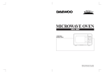 Daewoo Electronics KOG-366T User's Manual