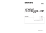 Daewoo Electronics KOC980T User's Manual