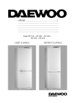 Daewoo Electronics ERF-33.M User's Manual