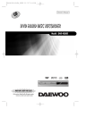 Daewoo Electronics DHD-4000D User's Manual