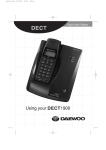 Daewoo Electronics DECT 1900 User's Manual