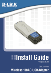 D-Link DWLAG700AP User's Manual