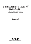 D-Link DWL-G650 User's Manual