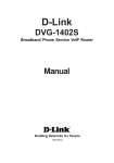 D-Link DVG-1402S User's Manual