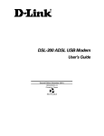D-Link DSL-200 User's Manual