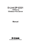 D-Link DP-G321 User's Manual