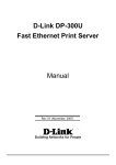 D-Link DP-300U User's Manual