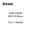 D-Link DMP-CD100 User's Manual