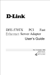 D-Link DFE-570TX User's Manual
