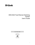 D-Link DES-5024 User's Manual