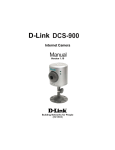 D-Link DCS-900 User's Manual